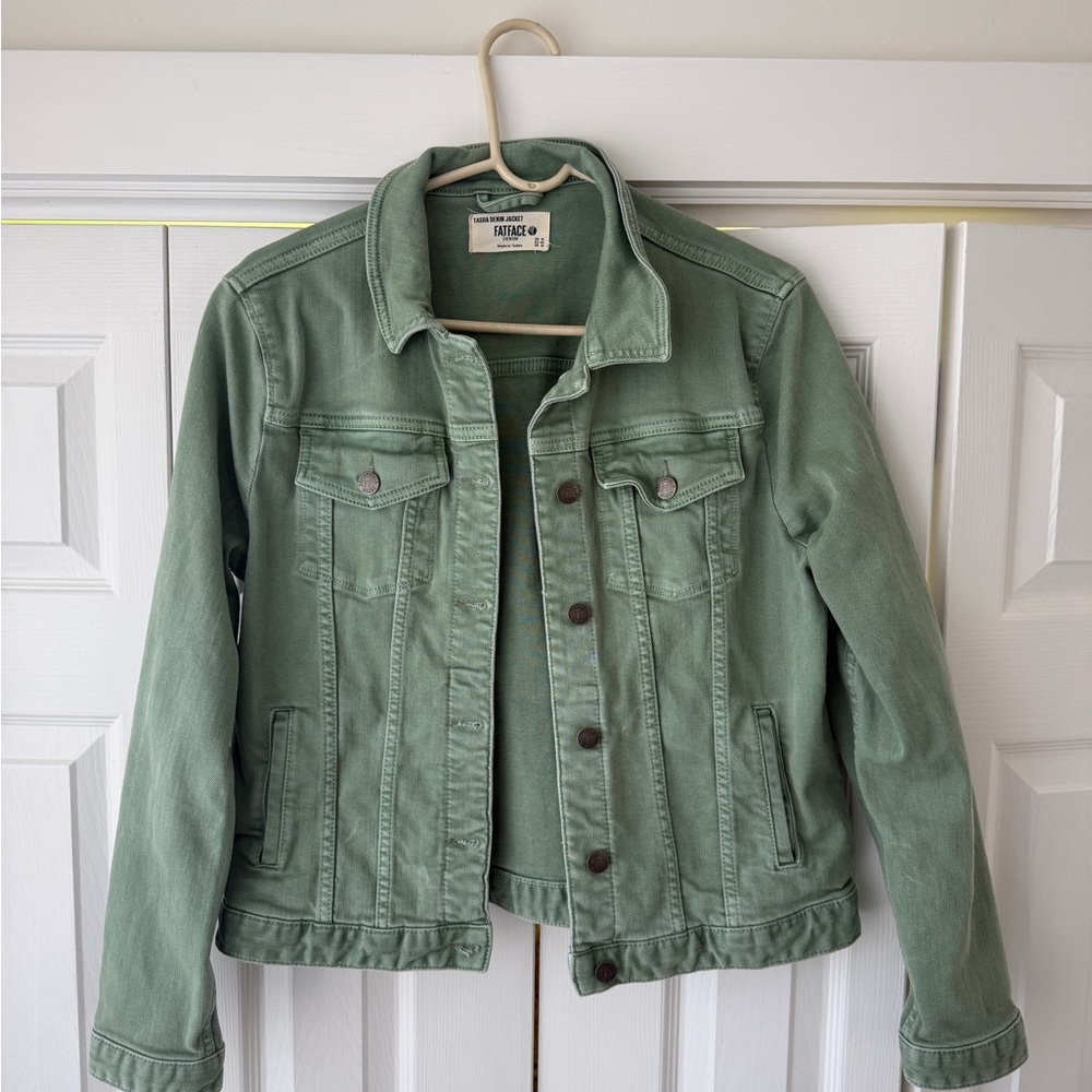 Fat Face | Tasha Green Denim Jacket
